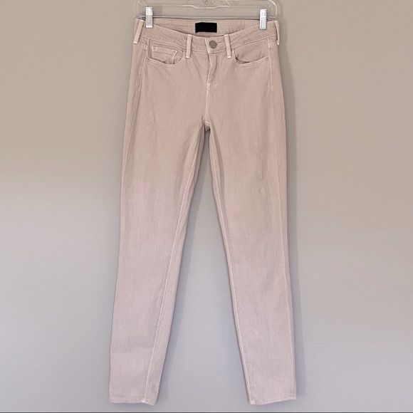 Vince Dylan Deconstructed Latte Skinny Ankle Jeans - Picture 2 of 16